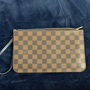 Louis Vuitton Damier Ebene Neverfull MM GM Pochette